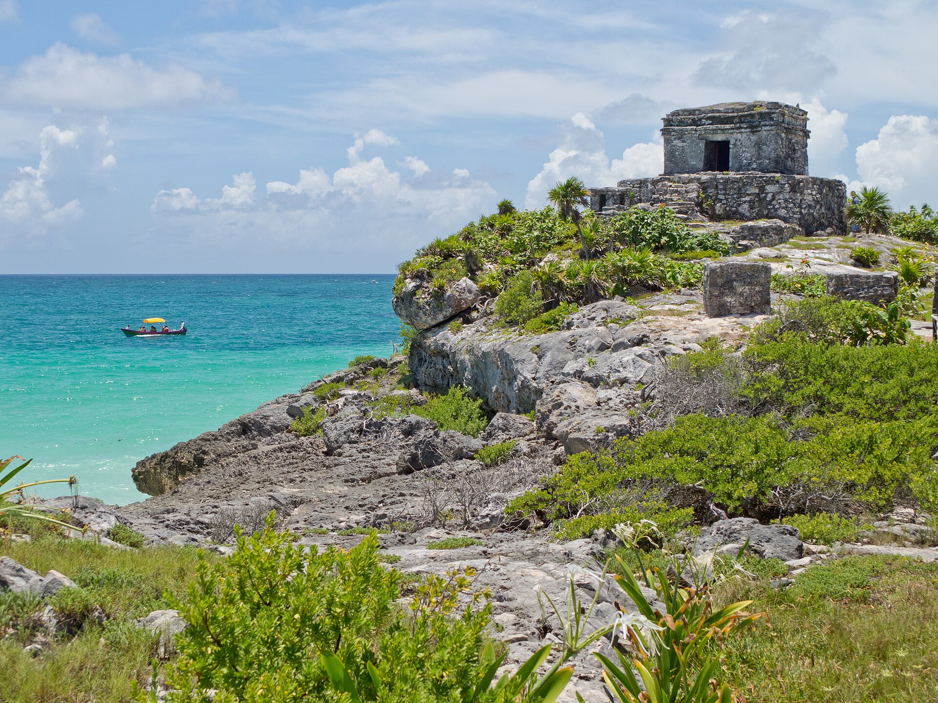 Temple of the Wind God (Templo del Dios Viento), Tulum, Mexico