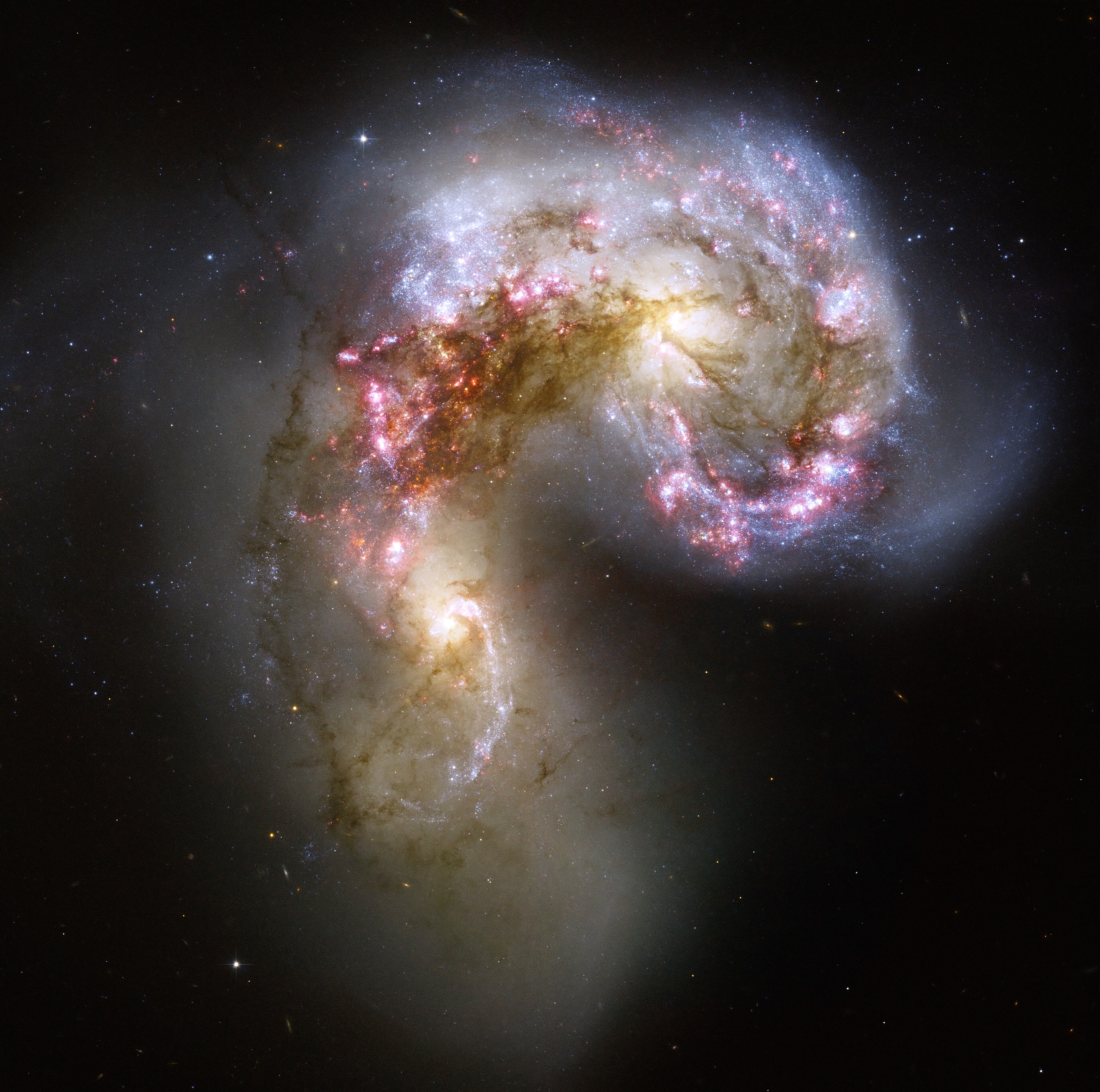 The colliding Antennae galaxies (NGC 4038 & 4039)