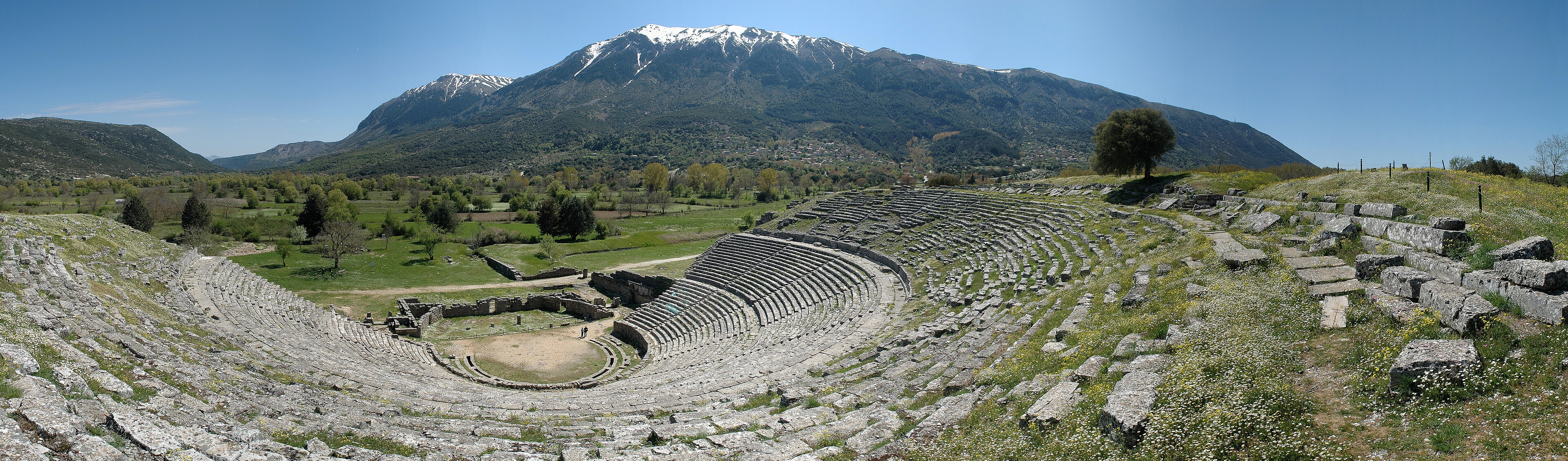 The ancient theater of Dodona, Epirus, Greece